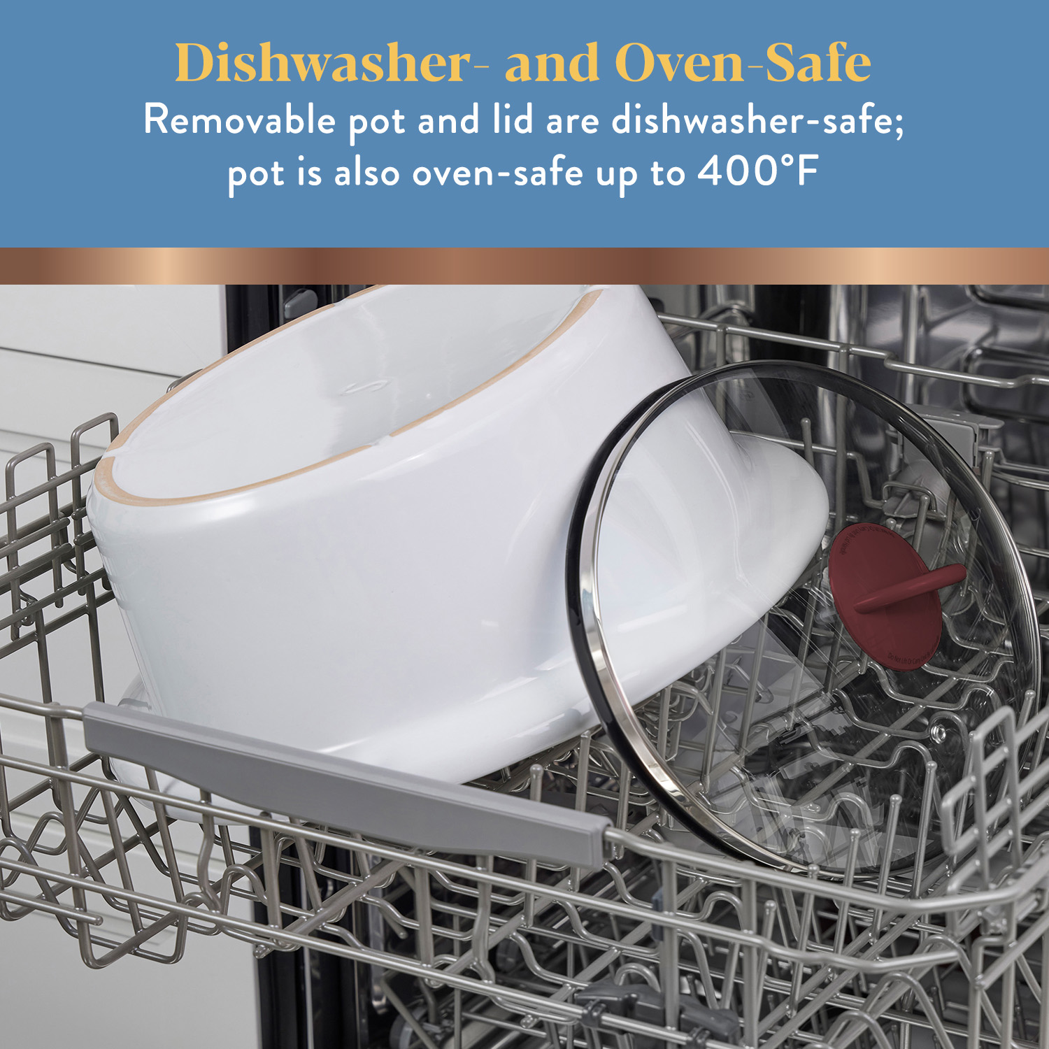 Crock-Pot Design Series 4.5 Qt. Manual Slow Cooker, Lambrusco - Image 6