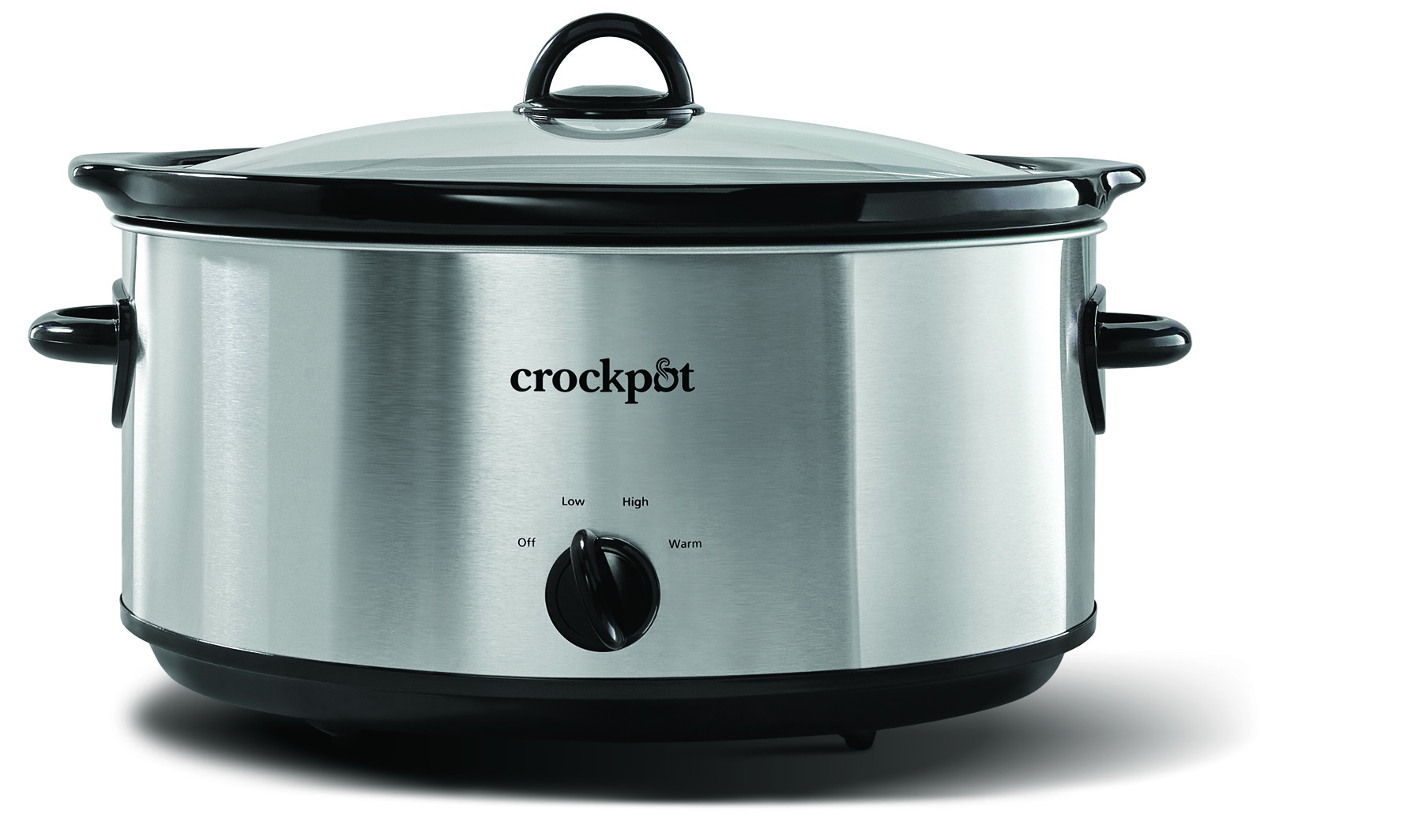 Crock-Pot Manual 8-Quart Slow Cooker, Stainless Steel