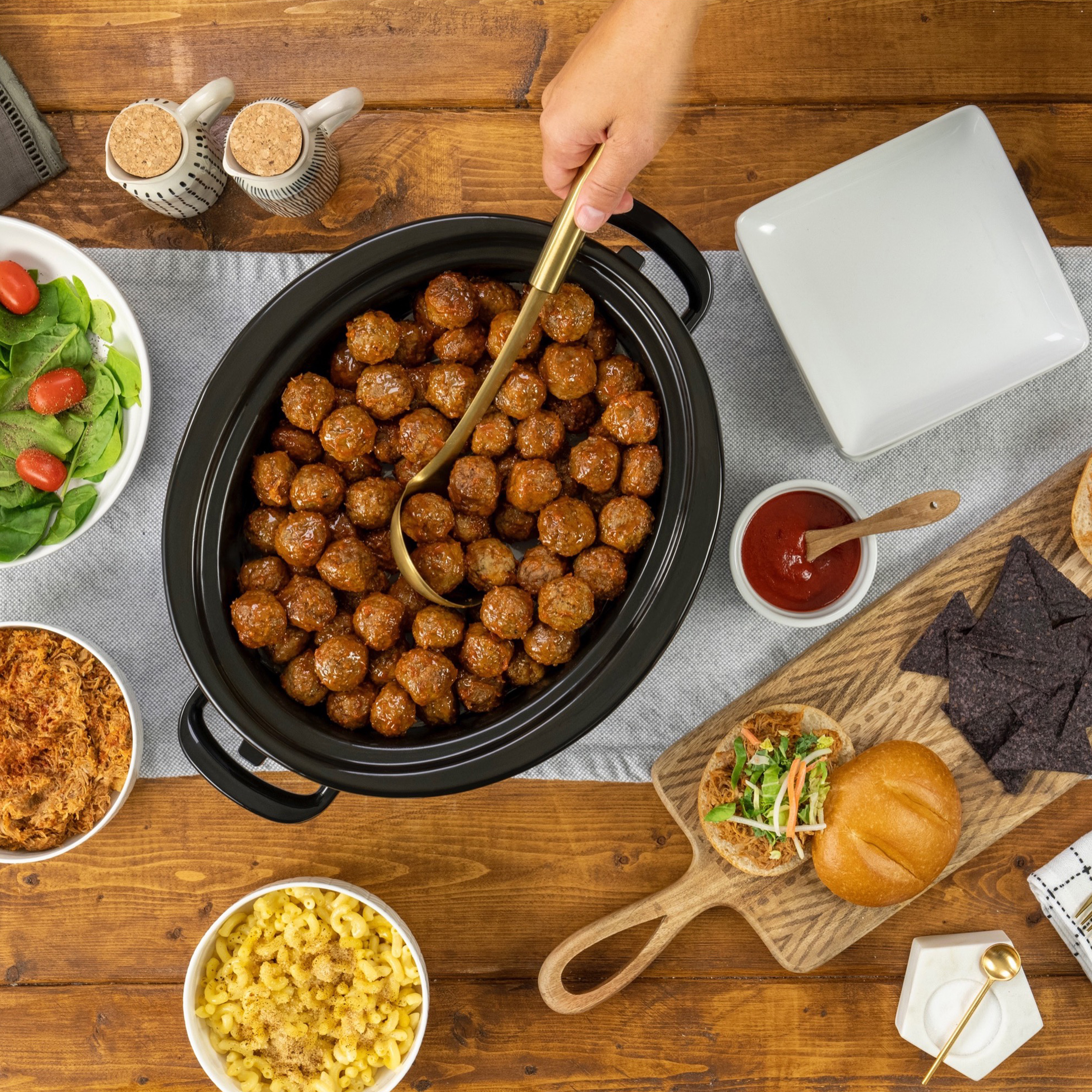 Crock-Pot One-Touch Control 6-Quart Cook & Carry Slow Cooker, Matte Black - Image 8