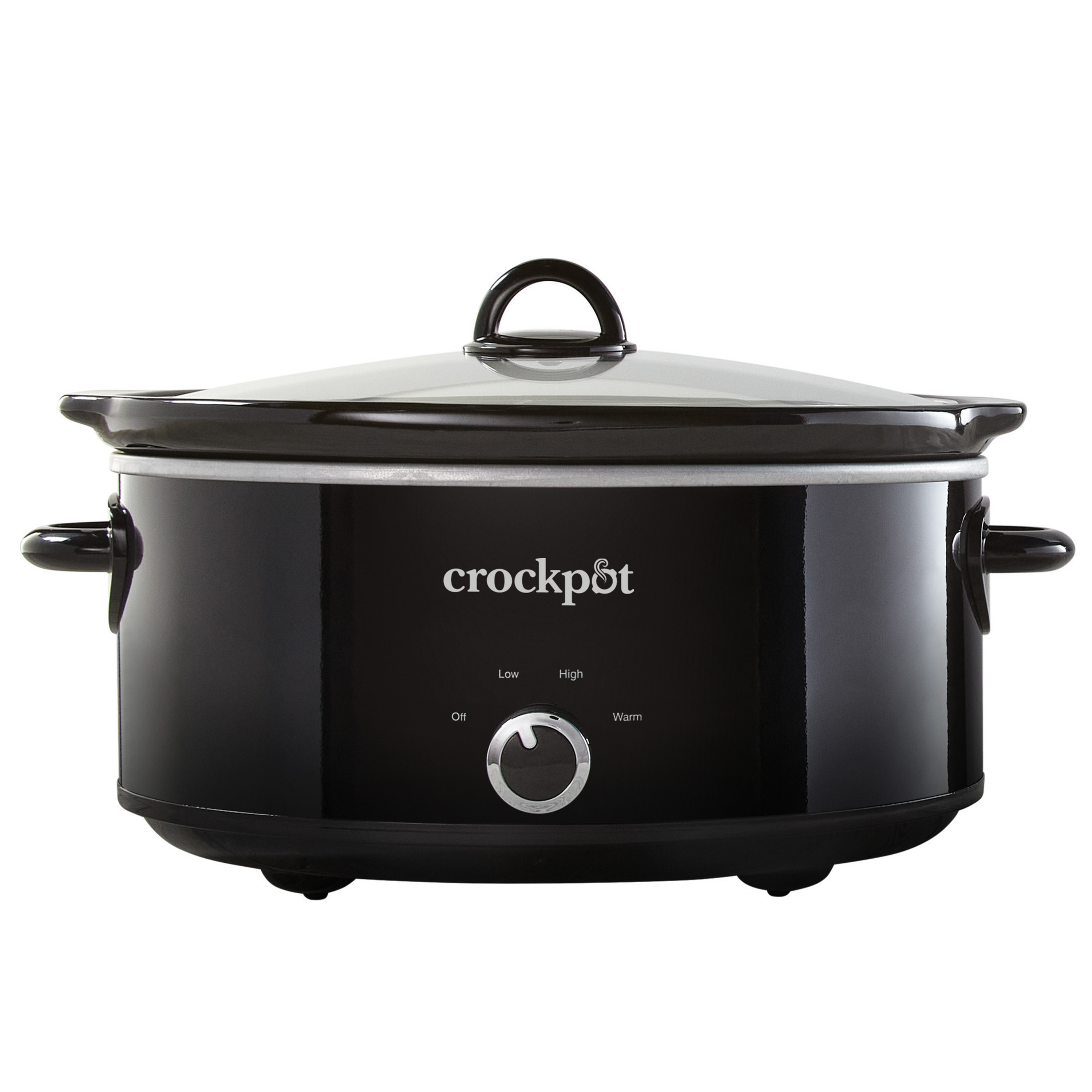 Crock-Pot Manual 7-Quart Slow Cooker, Black